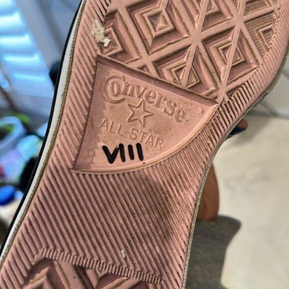 Converse CTAS LIFT HI STRAWBERRY JAM WHITE BLACK platform tropical print size 8 - Picture 13 of 16